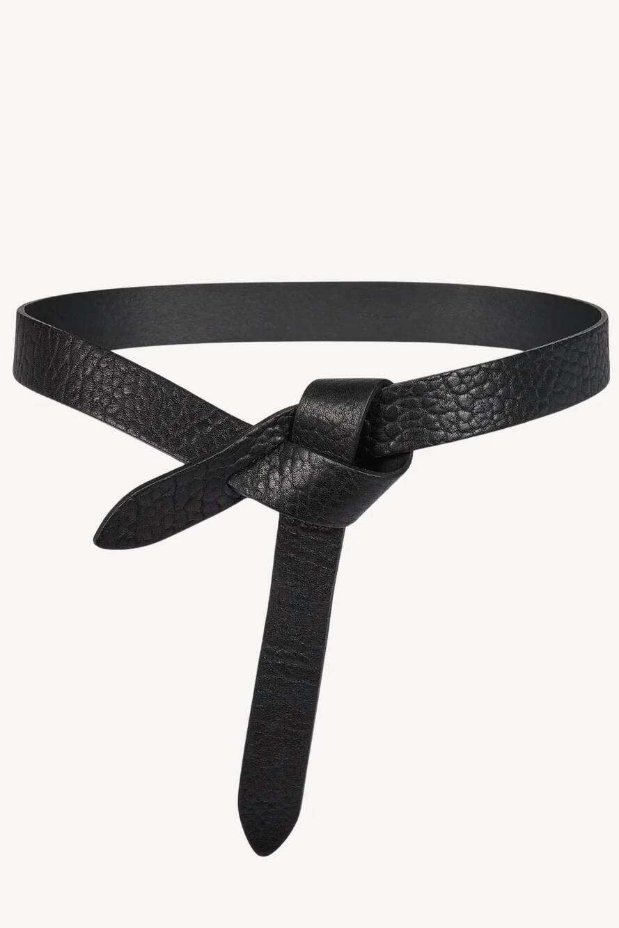 NEW ISABEL MARANT women's lecce belt in black